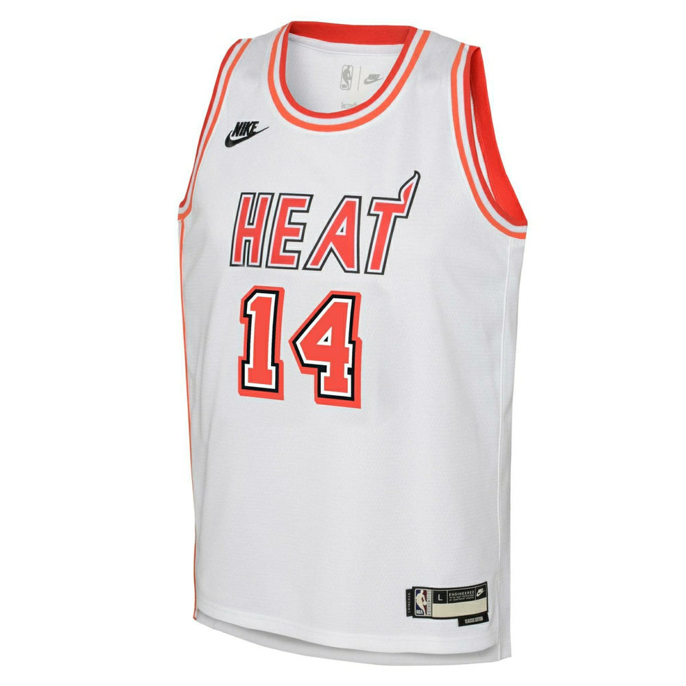 Tyler Herro #14 Miami Heat Hardwood Classics Nike Swingman NBA Jersey (YOUTH) Fashion
