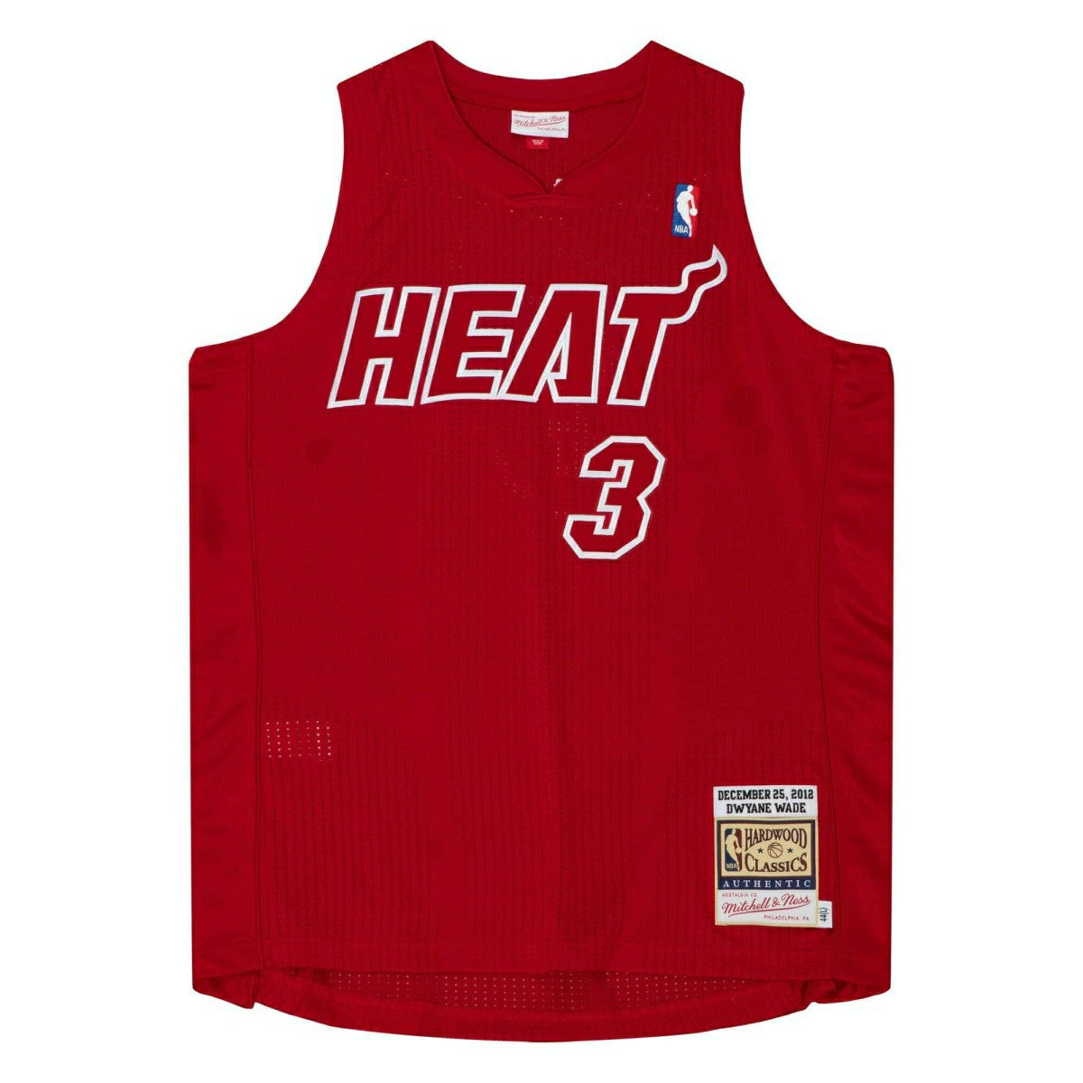 Dwyane Wade #3 Miami Heat 2012 Christmas Day Authentic NBA Jersey Red Taass sale