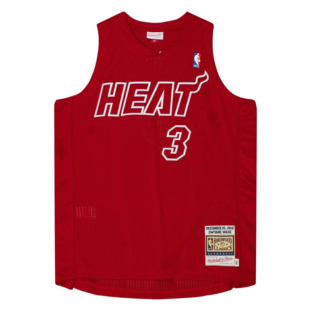 Dwyane Wade #3 Miami Heat 2012 Christmas Day Authentic NBA Jersey Red Taass sale