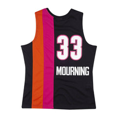 Alonzo Mourning #33 Miami Heat 2005-06 Mitchell & Ness Swingman NBA Jersey Alternate Black Taass for sale