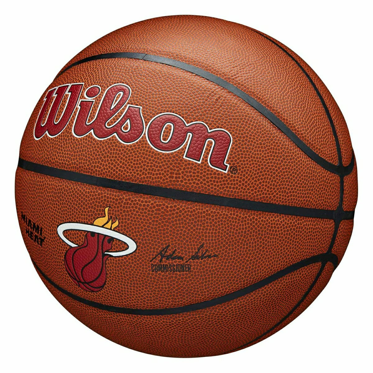 Miami Heat Wilson Team Alliance NBA Basketball (Size 7) Lifestyle