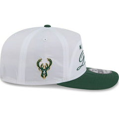 Milwaukee Bucks 2025 NBA Draft 19Twenty Adjustable Cap OTC White Lifestyle