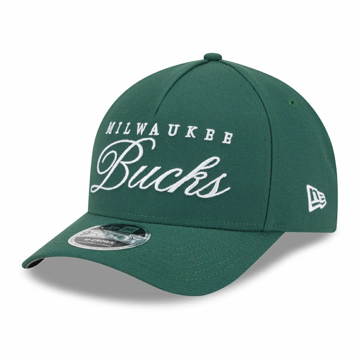 Milwaukee Bucks 2025 NBA Draft 9FORTY M-Crown A-Frame Snapback Cap Green Taass for sale