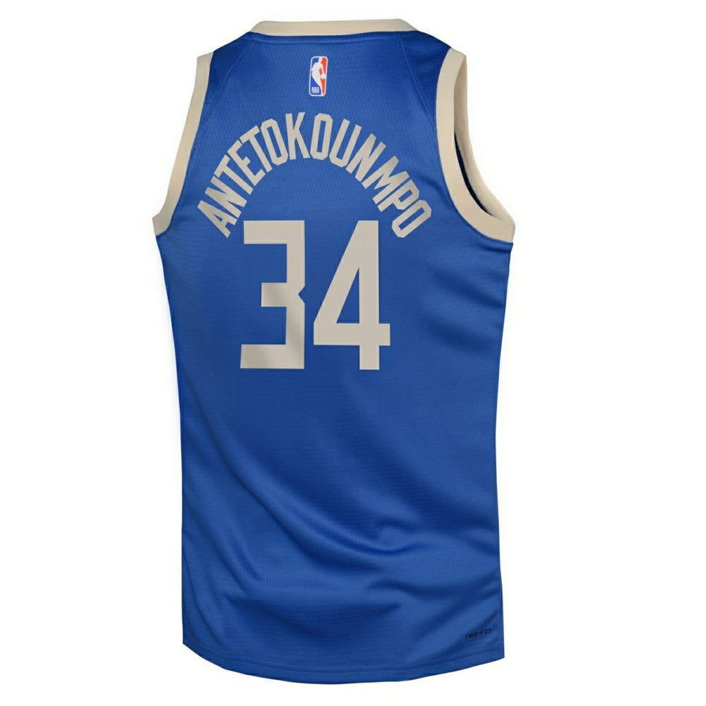 Giannis Antetokounmpo #34 Milwaukee Bucks 2024-25 City Edition Nike Swingman NBA Jersey (YOUTH) Taass for sale