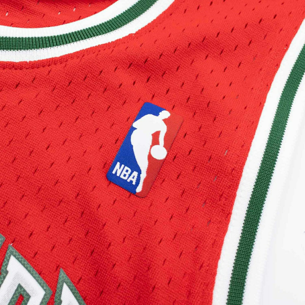 Giannis Antetokounmpo #34 Milwaukee Bucks 2014-15 Mitchell & Ness Swingman NBA Jersey Red Fashion