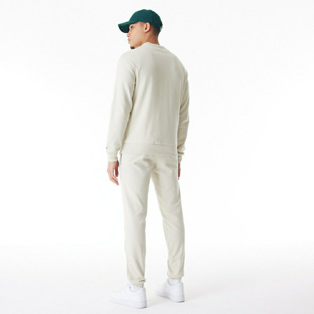 Milwaukee Bucks New Era Wordmark NBA Jogger Sweatpants Stone Taass for sale