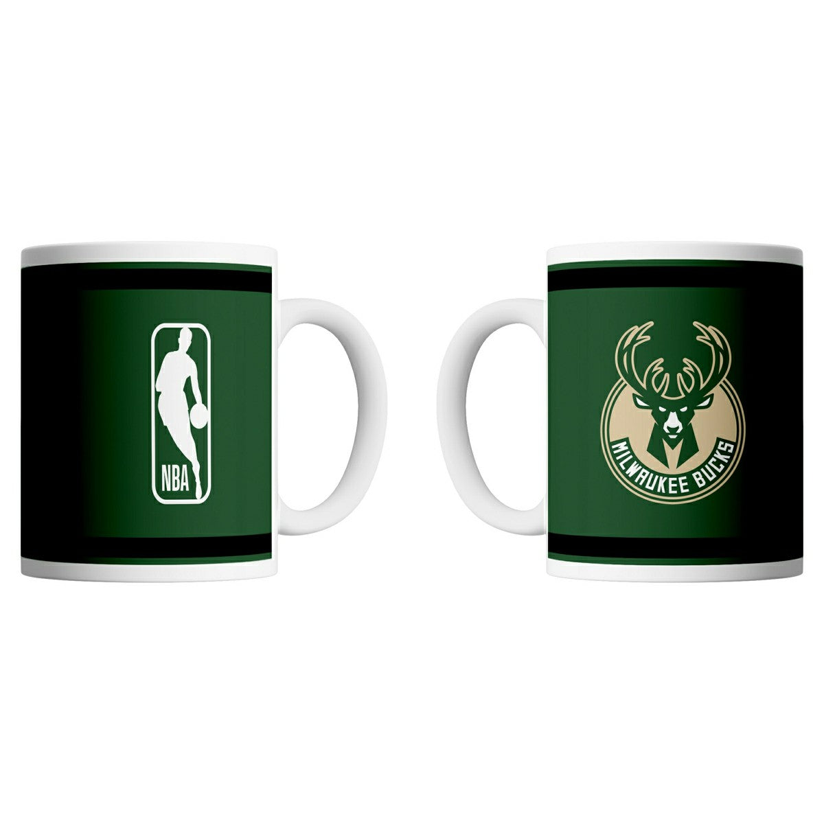 Milwaukee Bucks Logo & Shield NBA Mug (330 ml) Lifestyle