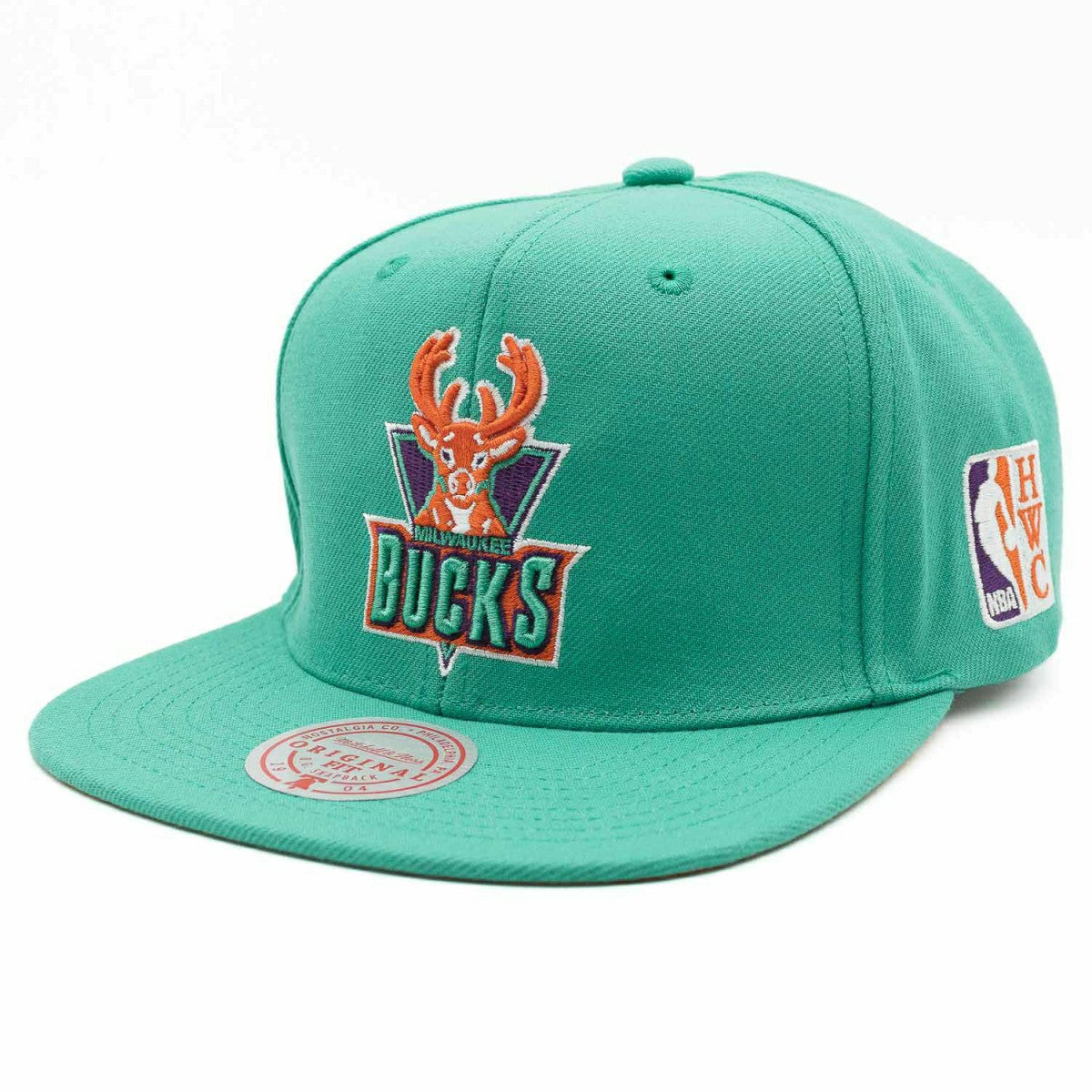 Milwaukee Bucks Desert Green All-Star Mitchell & Ness Snapback NBA Cap Taass US