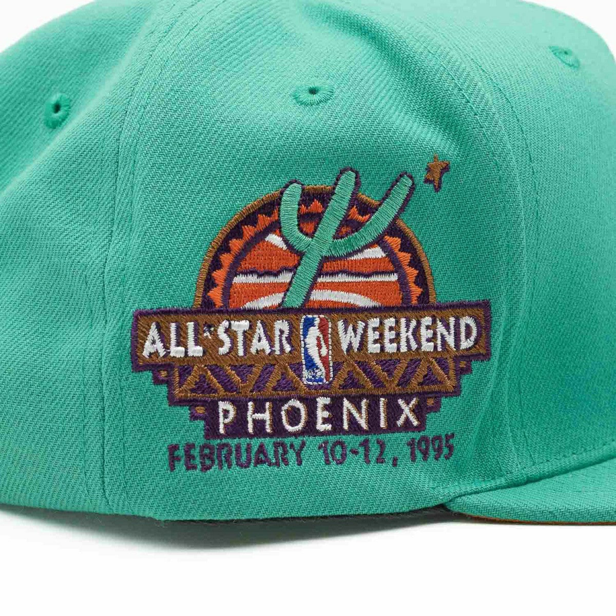 Milwaukee Bucks Desert Green All-Star Mitchell & Ness Snapback NBA Cap Taass US