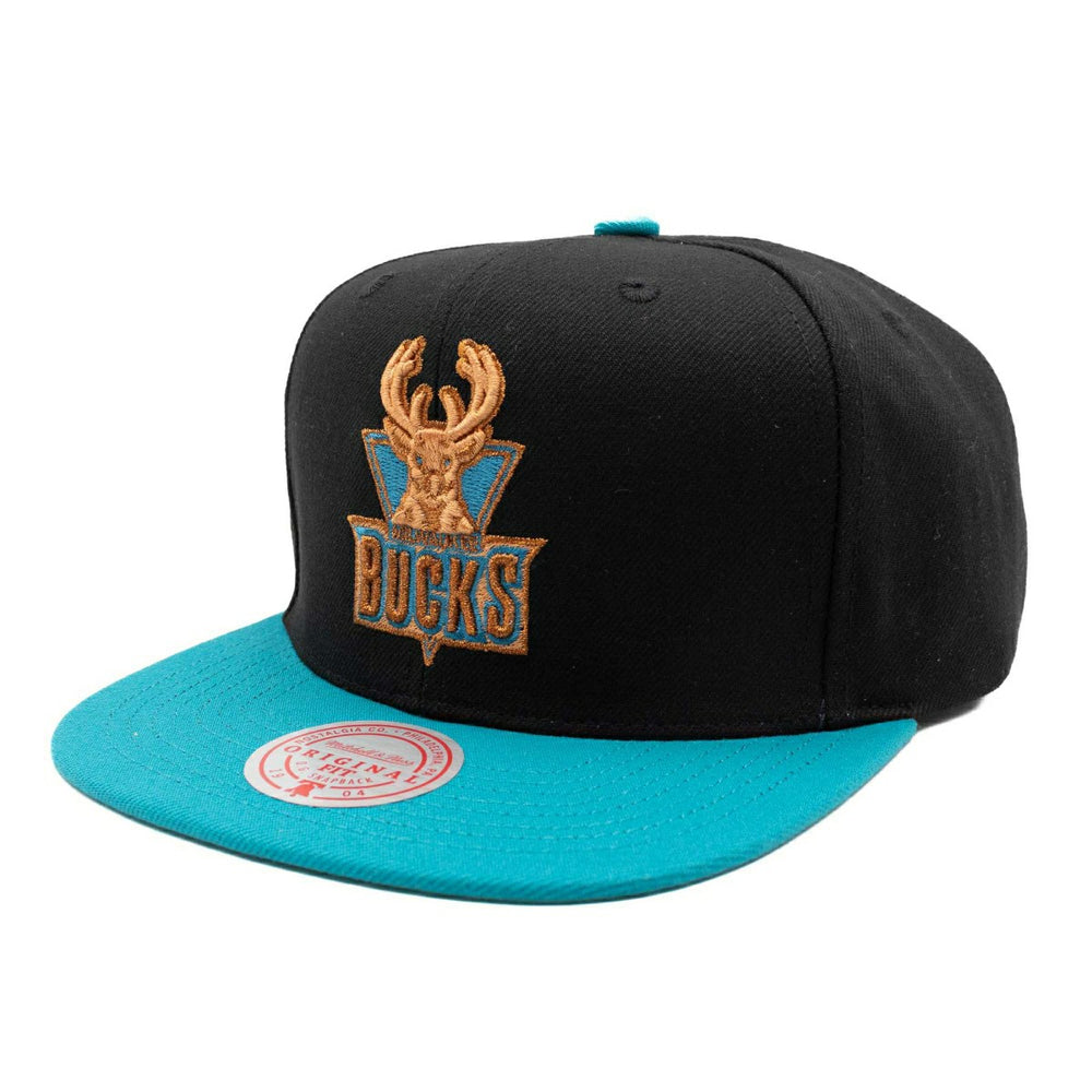 Milwaukee Bucks Make Cents Mitchell & Ness Snapback NBA Cap Taass sale