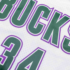 Ray Allen #34 Milwaukee Bucks 1996-97 Mitchell & Ness Swingman NBA Jersey White Classic