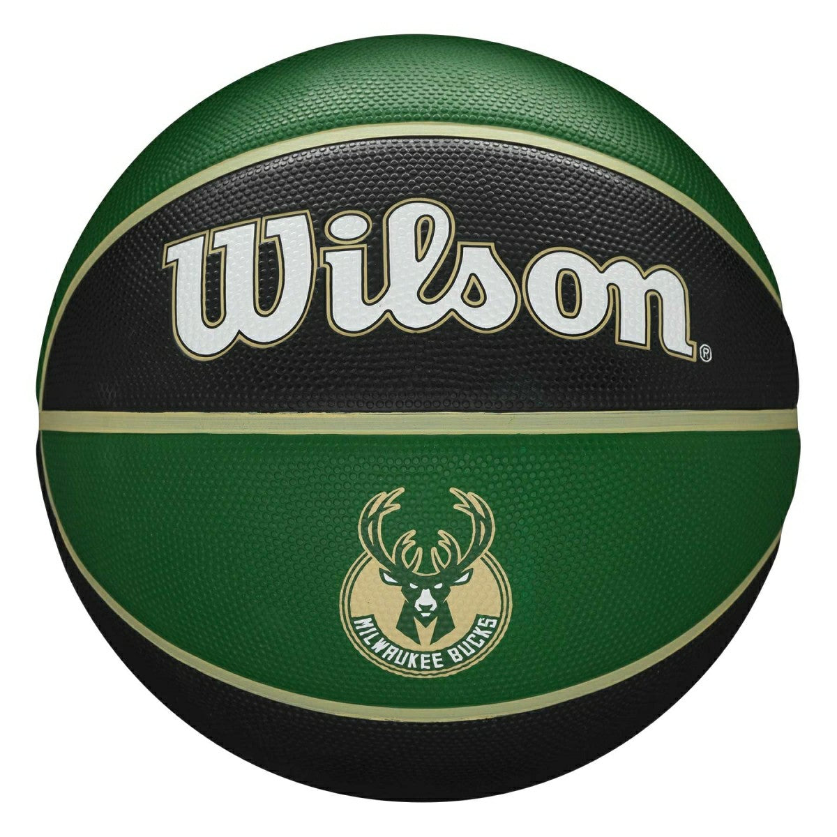 Milwaukee Bucks Team Tribute Wilson NBA Basketball (Size 7) Classic