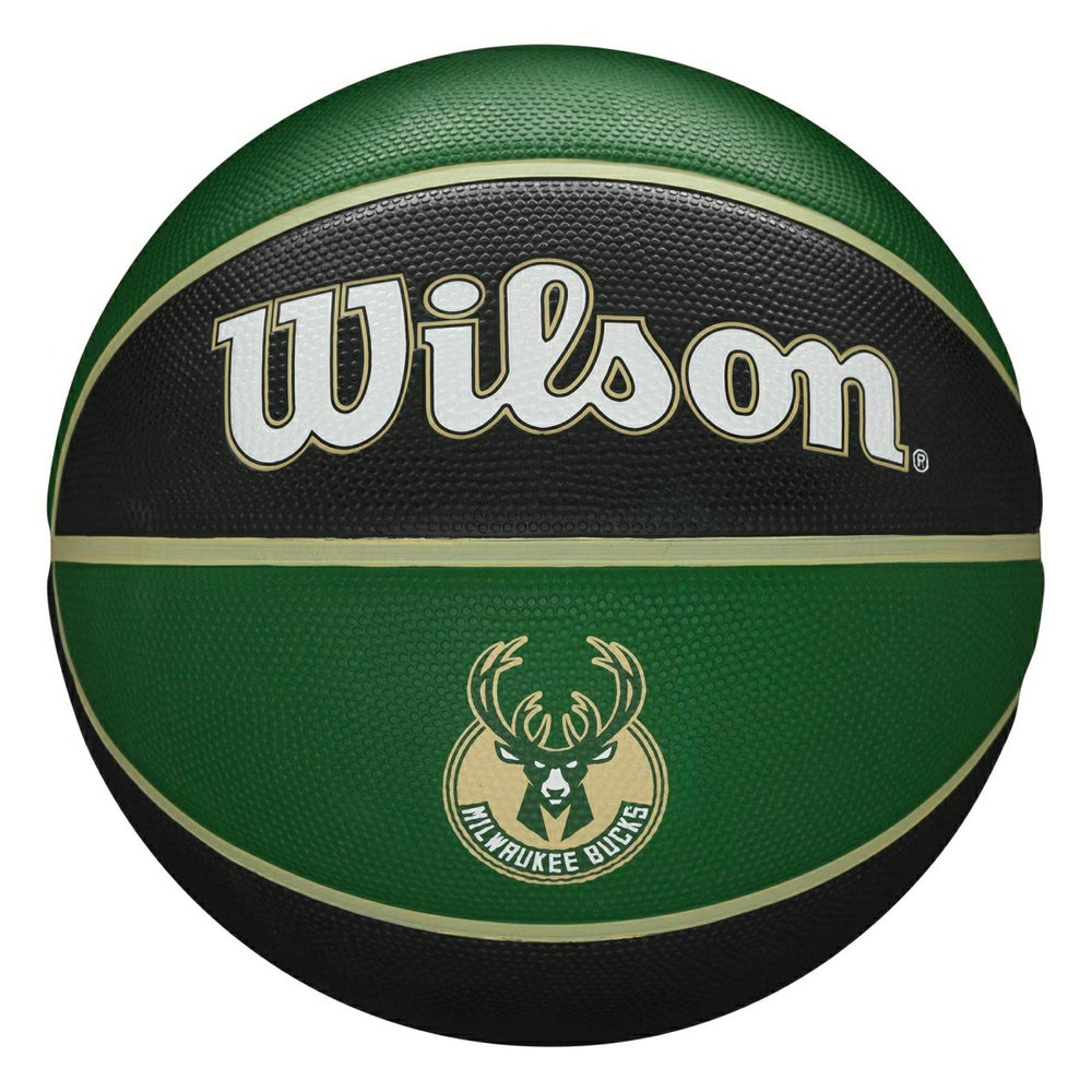 Milwaukee Bucks Team Tribute Wilson NBA Basketball (Size 7) Classic