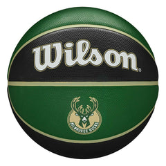 Milwaukee Bucks Team Tribute Wilson NBA Basketball (Size 7) Classic