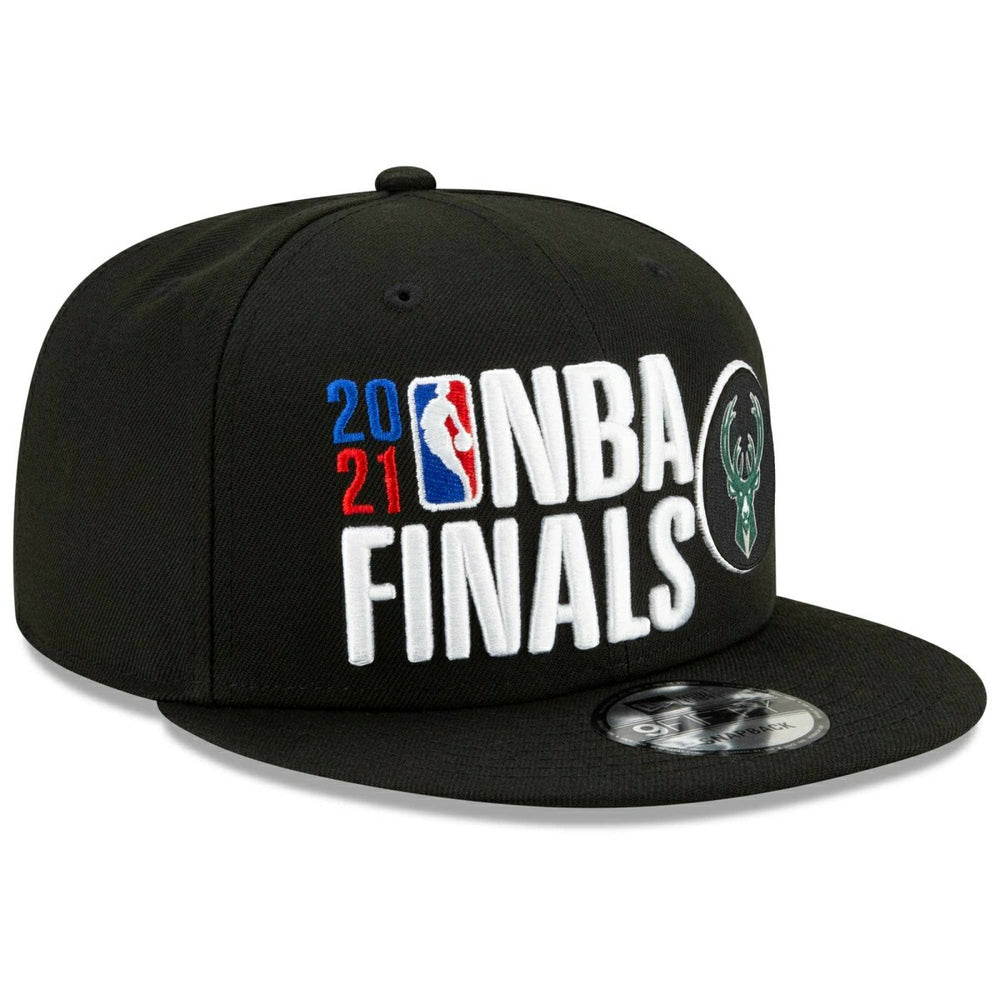 Milwaukee Bucks 2021 NBA Finals On-Court New Era 9FIFTY Snapback NBA Cap Taass sale