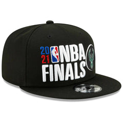 Milwaukee Bucks 2021 NBA Finals On-Court New Era 9FIFTY Snapback NBA Cap Taass sale