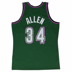 Ray Allen #34 Milwaukee Bucks 1996-97 Mitchell & Ness Swingman NBA Jersey Green Classic