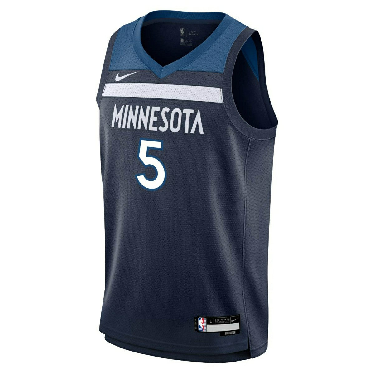 Anthony Edwards #5 Minnesota Timberwolves Swingman NBA Jersey Navy (YOUTH) Taass sale
