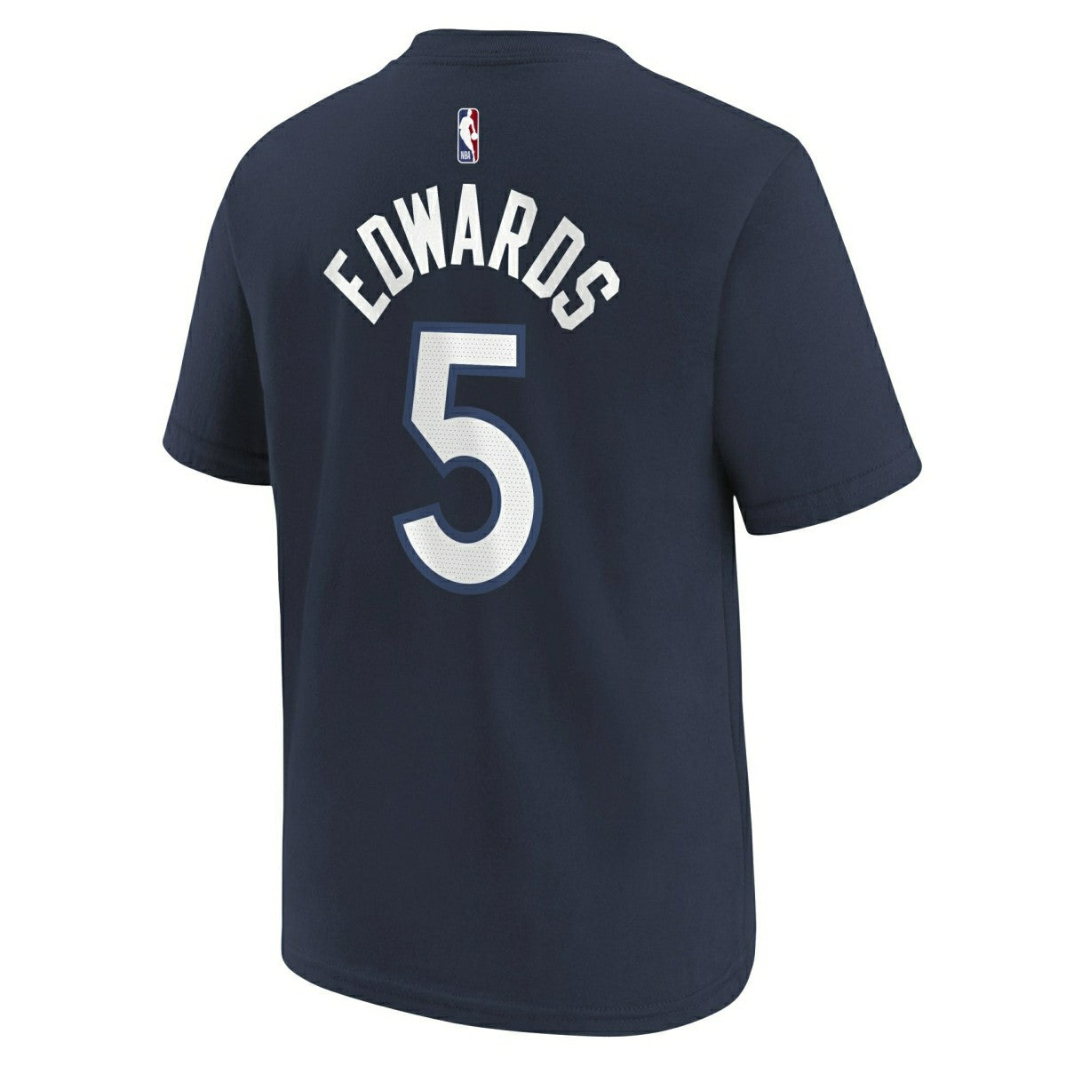 Anthony Edwards #5 Minnesota Timberwolves Player NBA T-Shirt Navy (YOUTH) Taass for sale