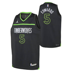 Anthony Edwards #5 Minnesota Timberwolves Swingman NBA Jersey Dark Gray (YOUTH) Taass US