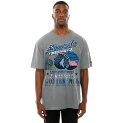 Minnesota Timberwolves Sport Classics Oversized NBA T-Shirt Gray Lifestyle