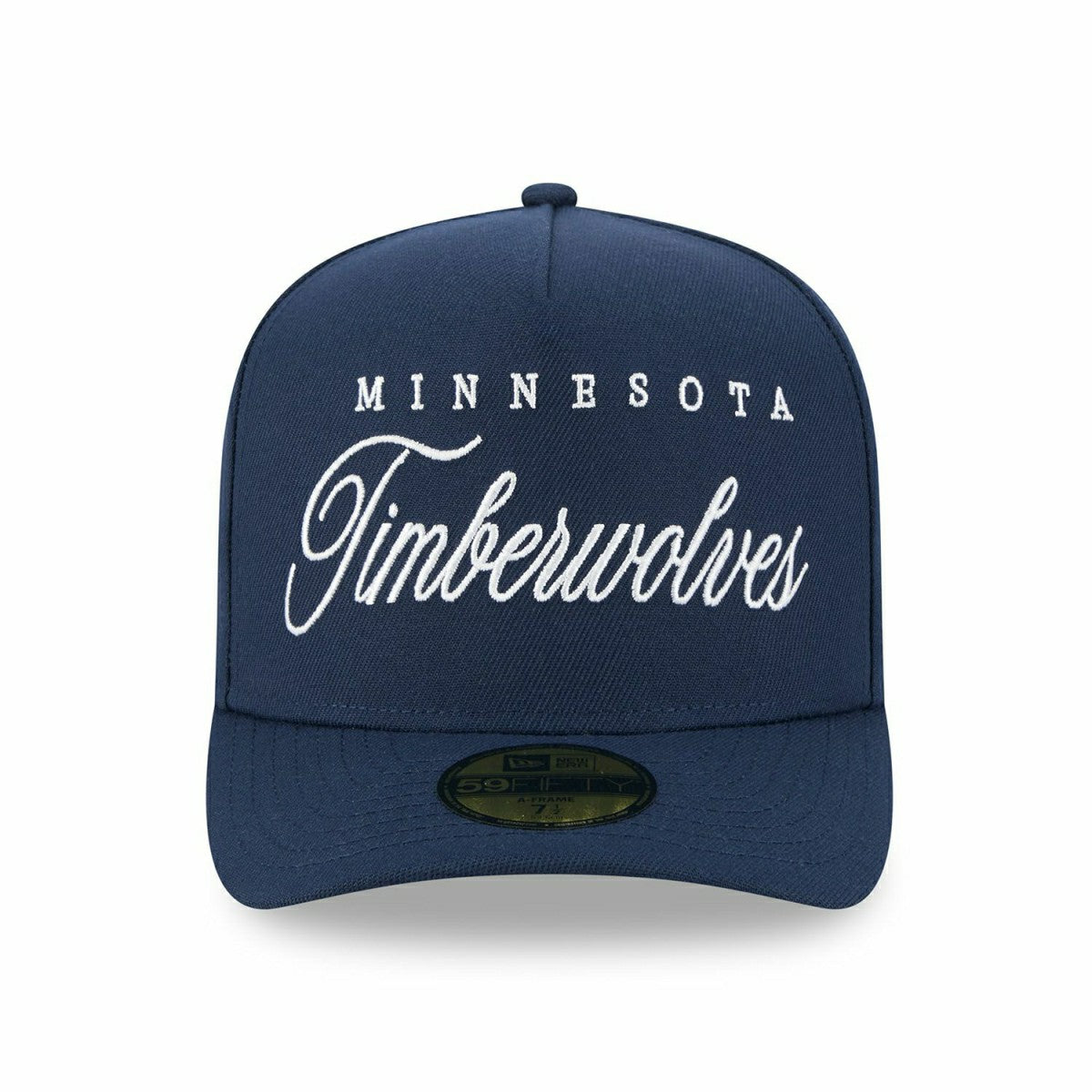 Minnesota Timberwolves 2025 NBA Draft New Era 59FIFTY A-Frame Fitted Cap Navy Taass for sale