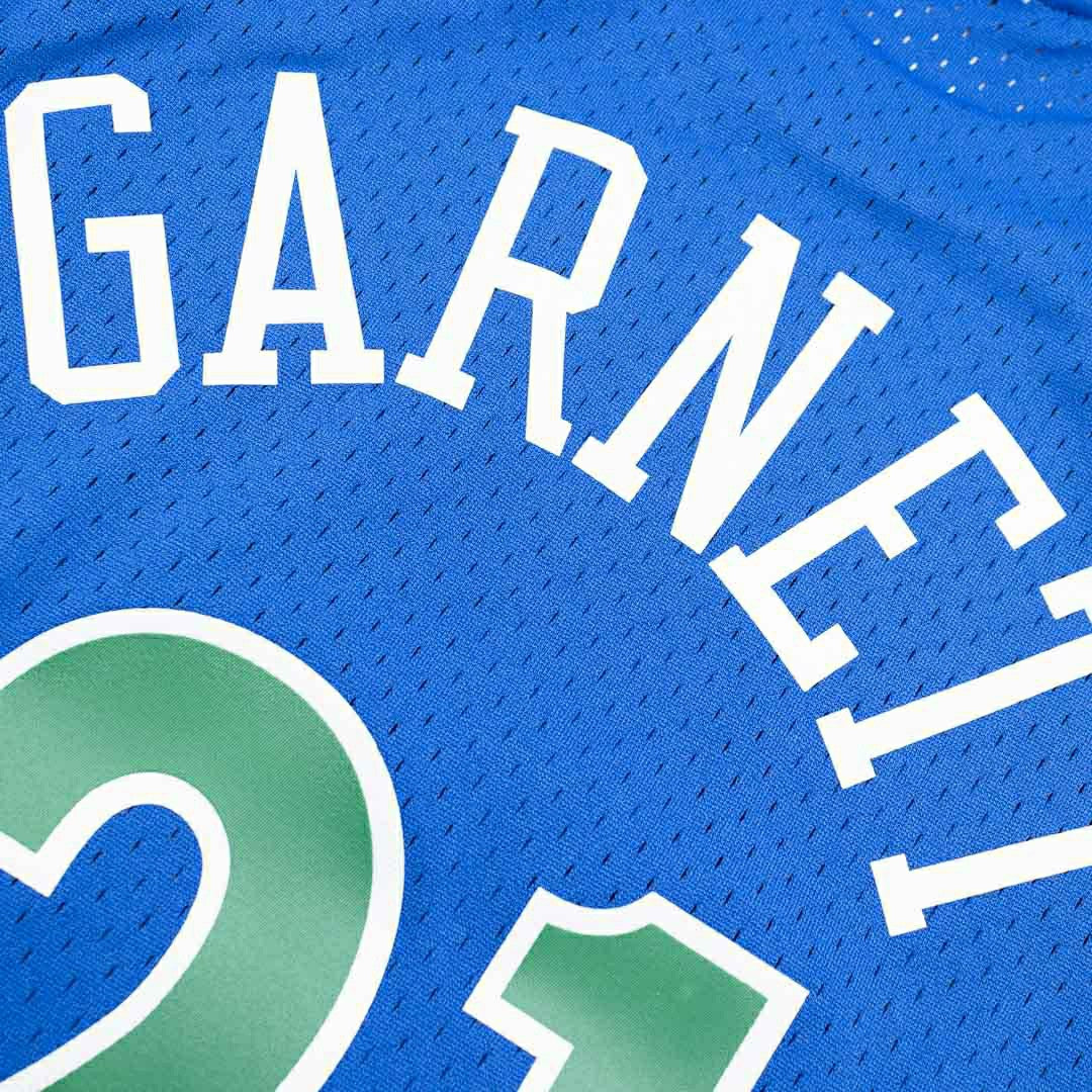 Kevin Garnett #21 Minnesota Timberwolves 1995-96 Swingman NBA Jersey Blue Taass sale
