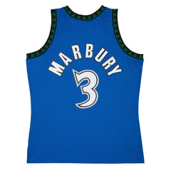 Stephon Marbury #3 Minnesota Timberwolves 1996-97 Mitchell & Ness Swingman NBA Jersey Blue Taass sale