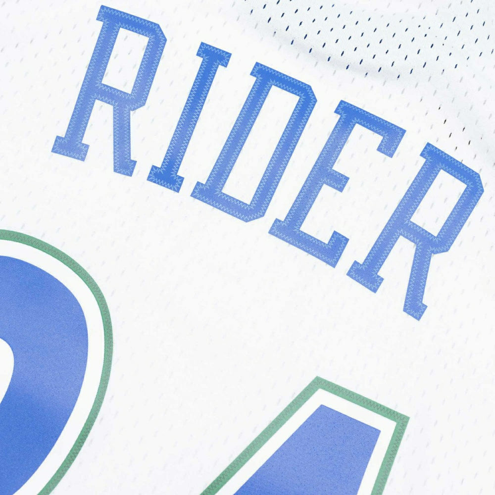 Isaiah Rider #34 Minnesota Timberwolves 1995-96 Mitchell & Ness Swingman NBA Jersey White Taass for sale
