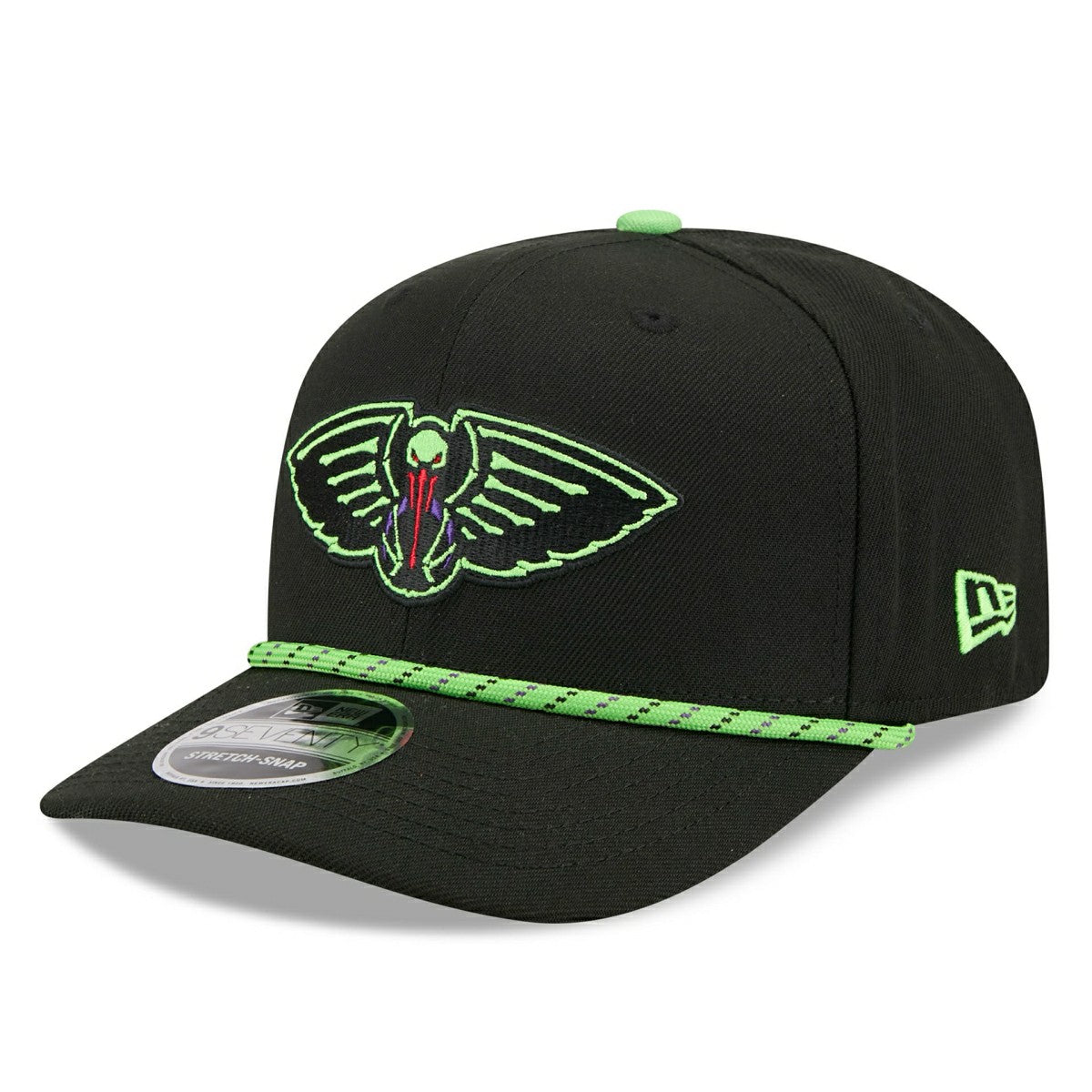 New Orleans Pelicans 2025-26 NBA City Edition 9SEVENTY Stretch-Snap Cap Taass for sale