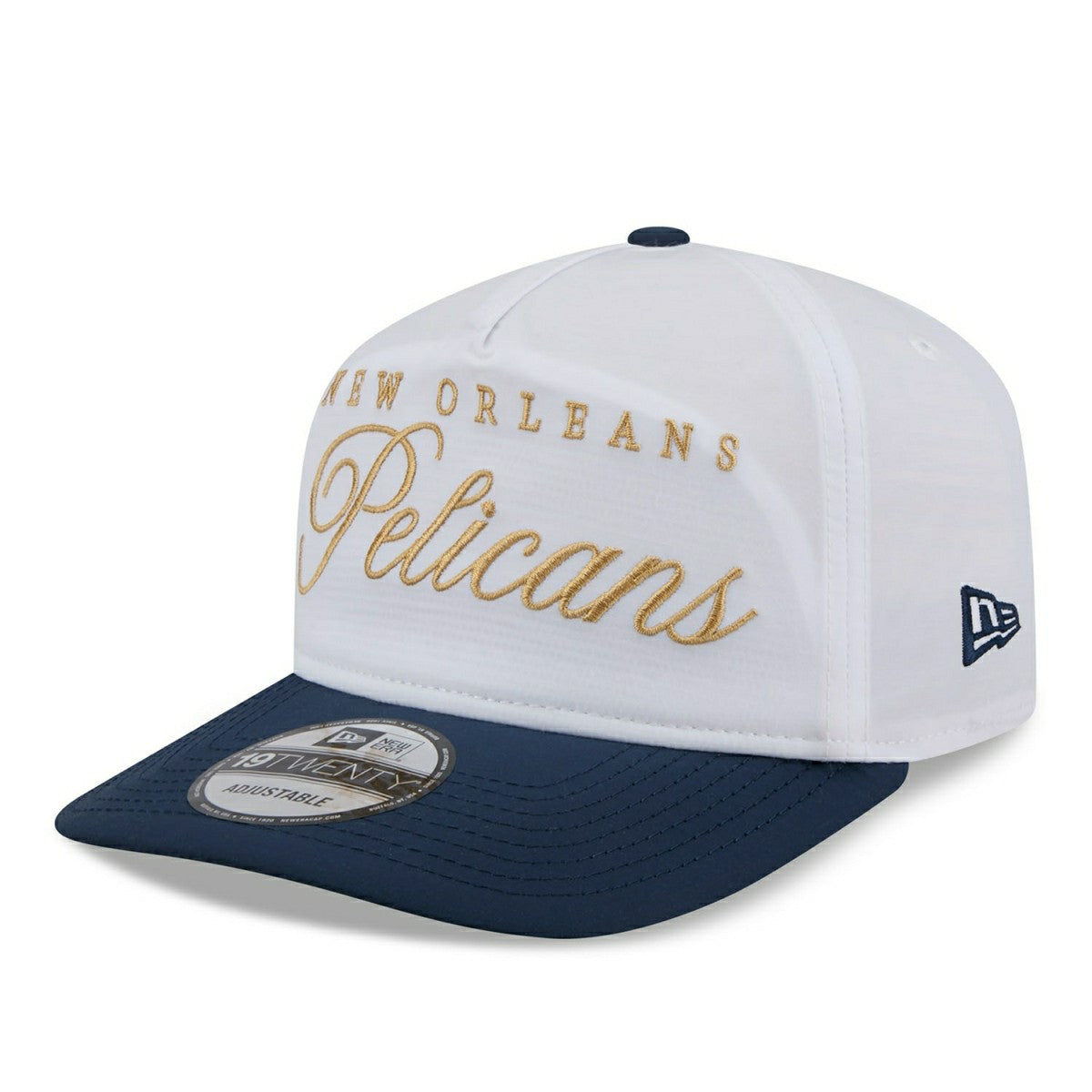 New Orleans Pelicans 2025 NBA Draft 19Twenty Adjustable Cap OTC White Lifestyle