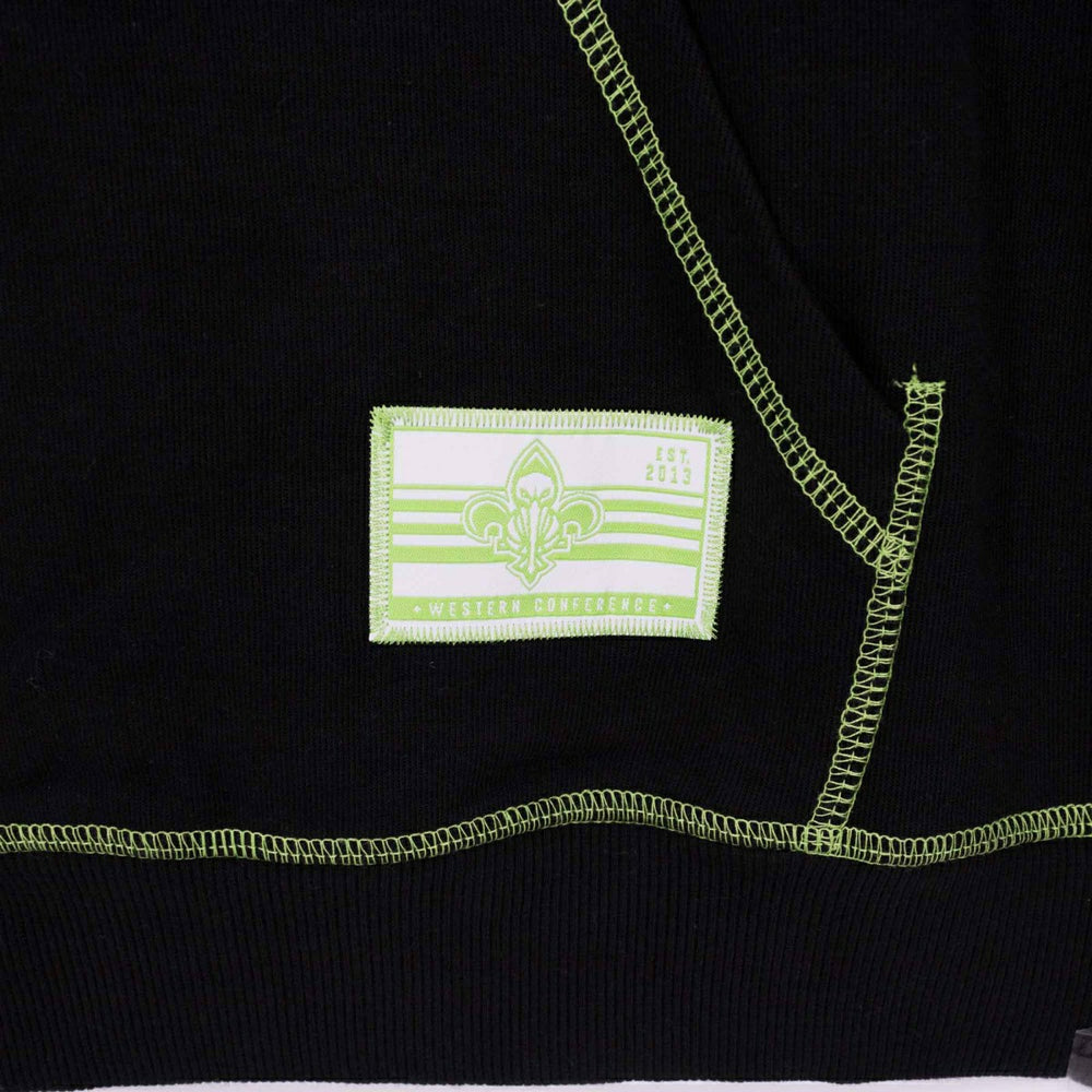 New Orleans Pelicans 2023 City Edition New Era Oversized NBA Hoodie Lifestyle