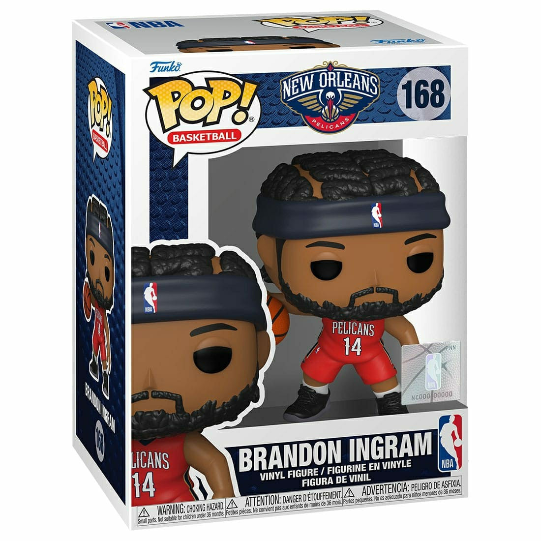 Funko POP! #168 Brandon Ingram New Orleans Pelicans Vinyl NBA Figure Taass sale