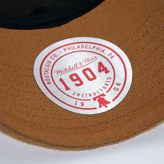 New York Knicks Denim Suede 1904 Strapback NBA Cap Blue/Brown Lifestyle