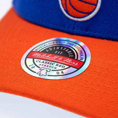 New York Knicks Team Arch Classic Red Stretch-Snap NBA Cap Blue Taass for sale
