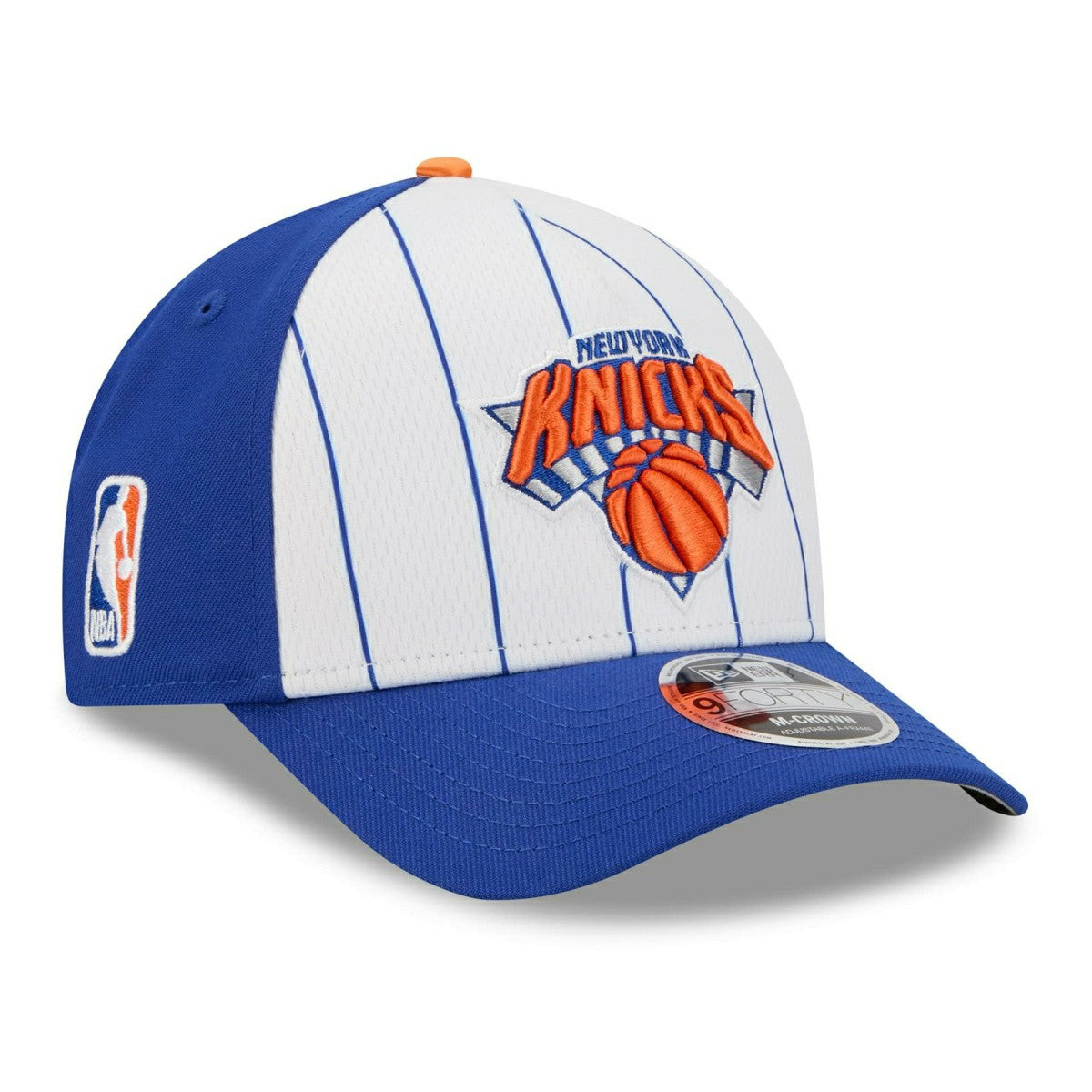 New York Knicks 2025-26 NBA Tip-Off 9FORTY M-Crown A-Frame Snapback Cap Lifestyle