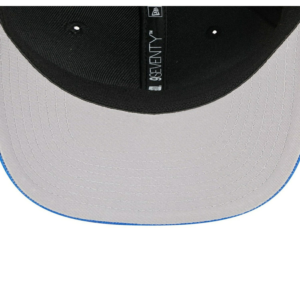 New York Knicks 2025-26 NBA Statement Stretch-Snap 9SEVENTY Cap Black Taass for sale