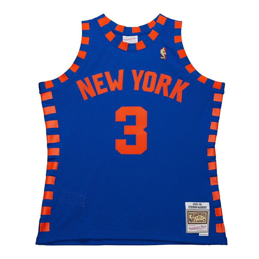 Stephon Marbury #3 New York Knicks 2005-06 Swingman NBA Jersey Blue Taass US