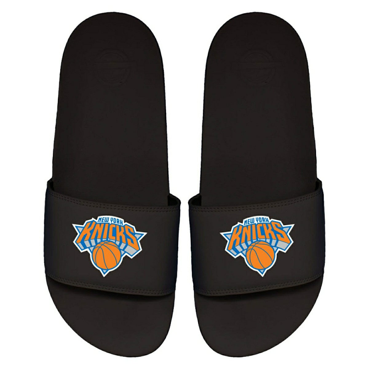 New York Knicks Primary Logo ISlide NBA Gel Slides Black Taass sale