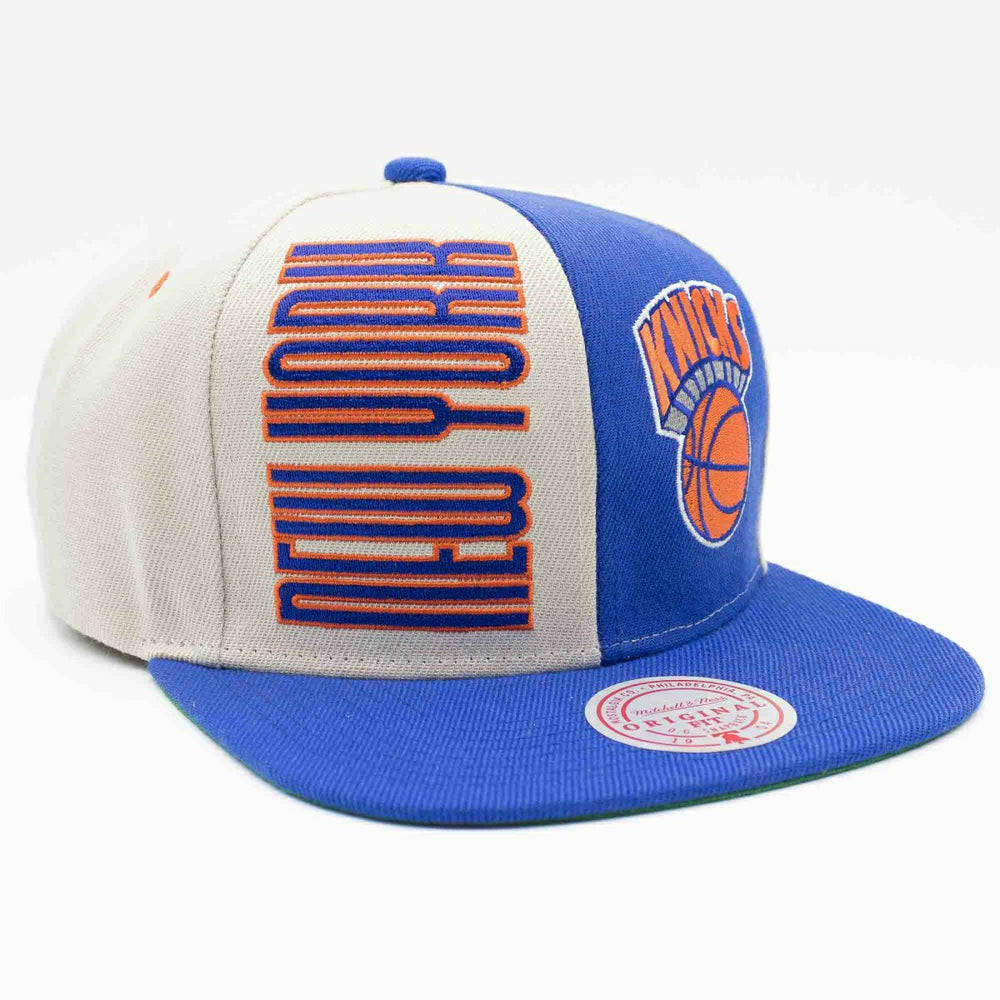 New York Knicks Pop Panel Mitchell & Ness Snapback NBA Cap Fashion