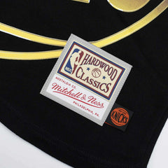 New York Knicks Big Face 4.0 Heavyweight Mitchell & Ness NBA T-Shirt Black Classic