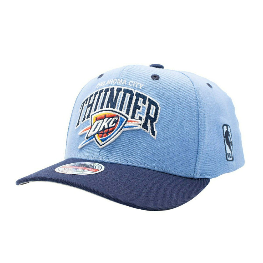 Oklahoma City Thunder Team Arch Classic Red Stretch-Snap NBA Cap Blue Lifestyle