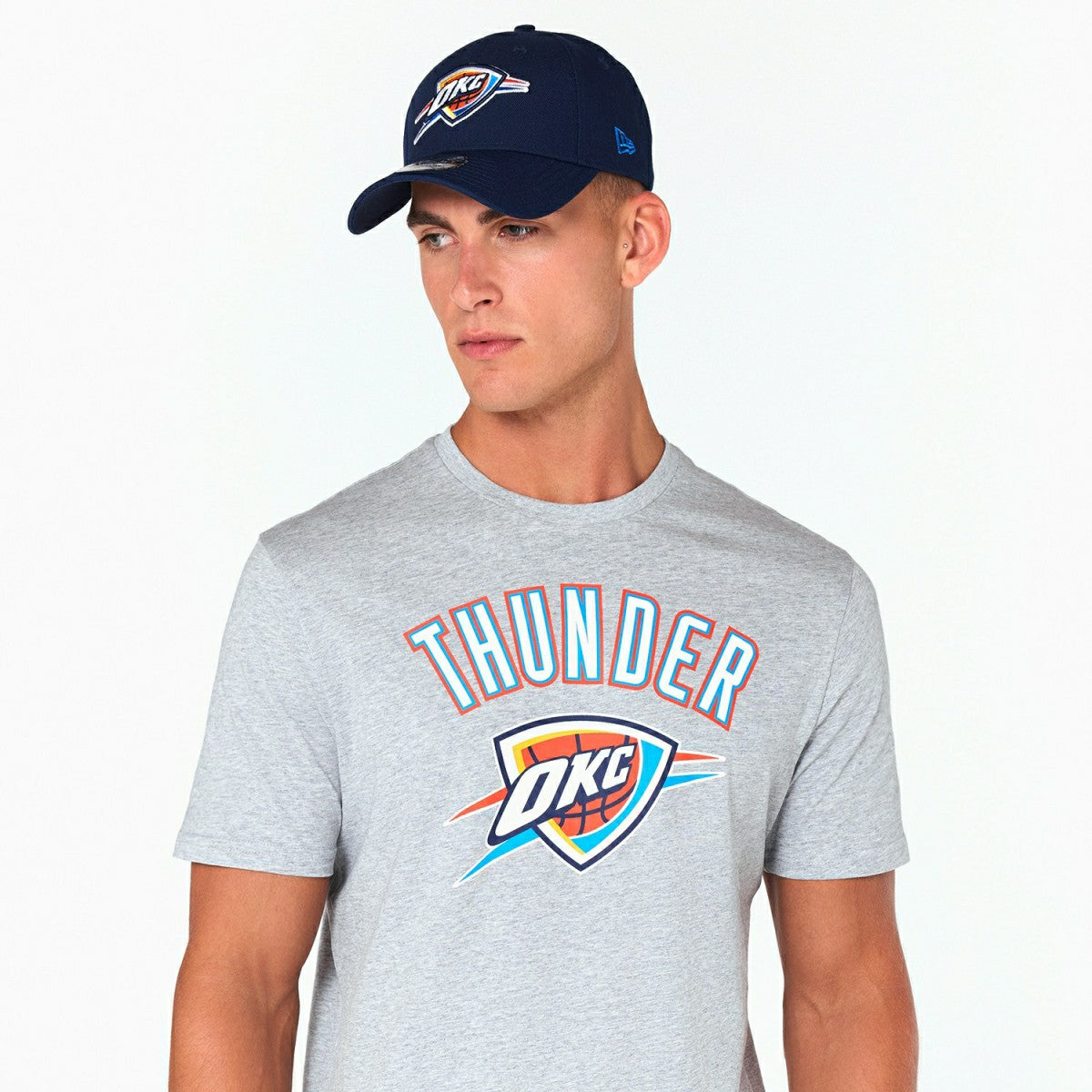 Oklahoma City Thunder Team Logo New Era NBA T-Shirt Taass US