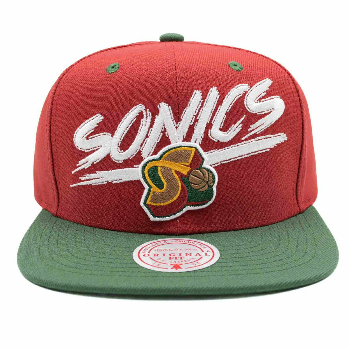 Seattle Supersonics Transcript Mitchell & Ness Snapback NBA Cap Classic