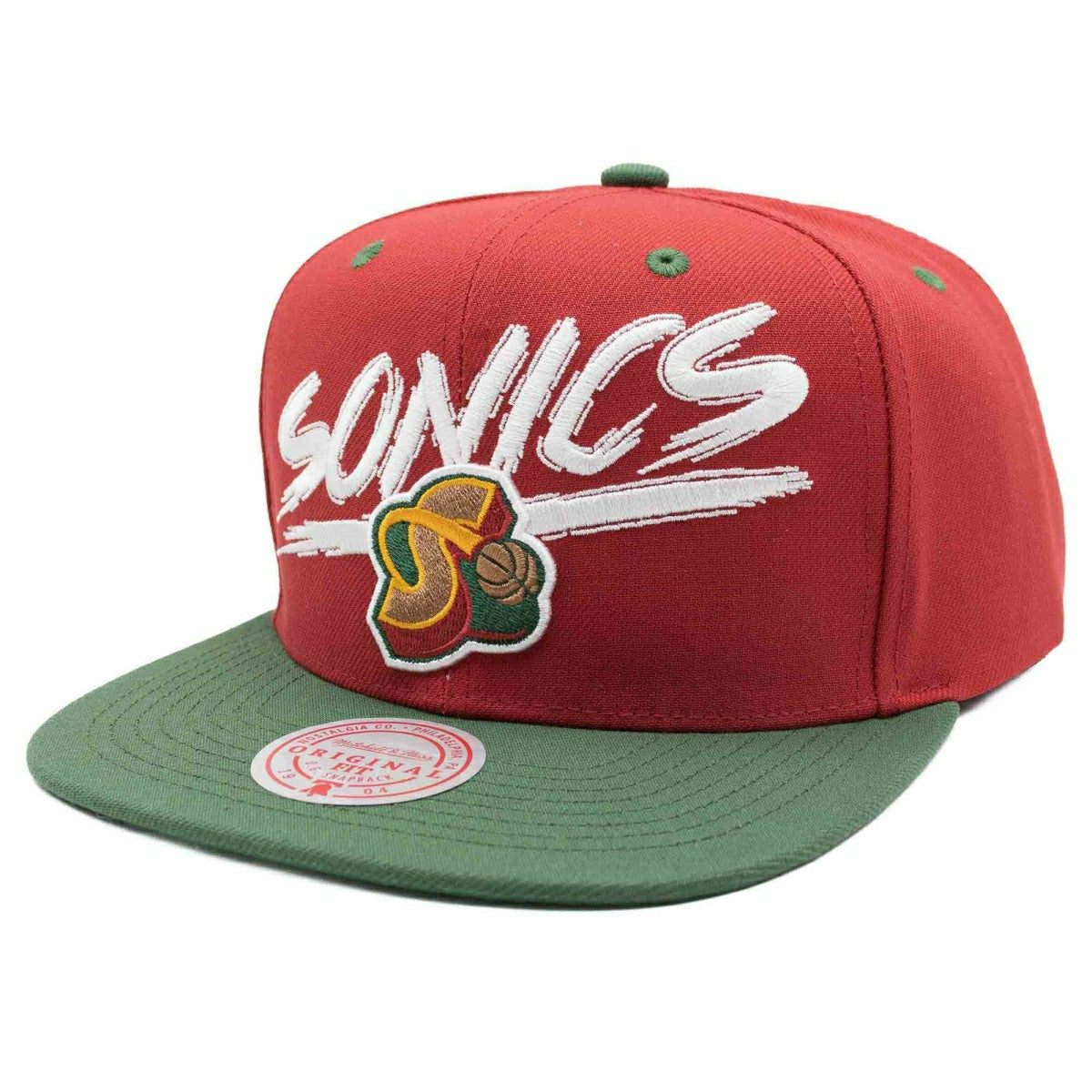 Seattle Supersonics Transcript Mitchell & Ness Snapback NBA Cap Classic