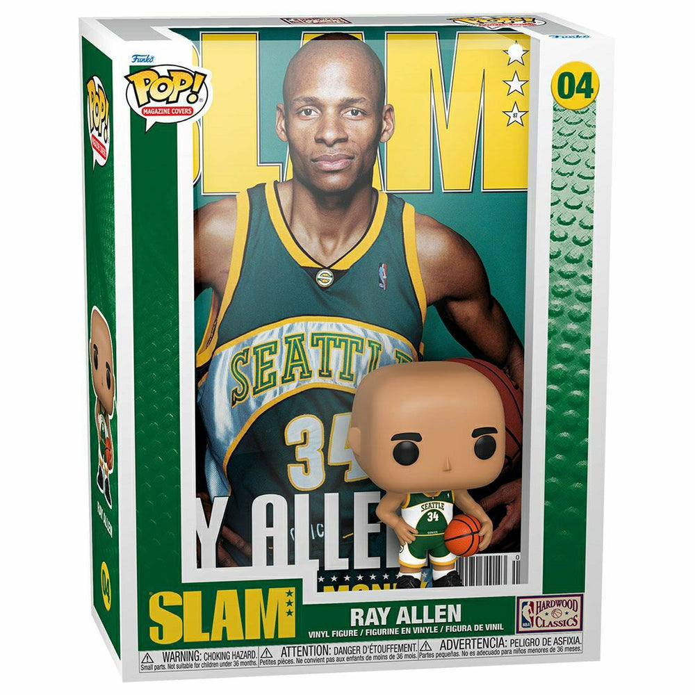 Funko POP! #04 Ray Allen Seattle SuperSonics Slam Magazine Cover Fashion