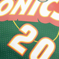 Gary Payton #20 Seattle SuperSonics 1995-96 Mitchell & Ness Swingman NBA Jersey Taass for sale
