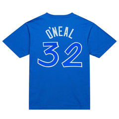 Shaquille O'Neal #32 Orlando Magic Player NBA T-Shirt Blue Lifestyle