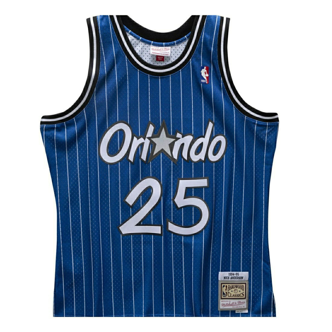 Nick Anderson #25 Orlando Magic 1994-95 Mitchell & Ness Swingman NBA Jersey Blue Fashion