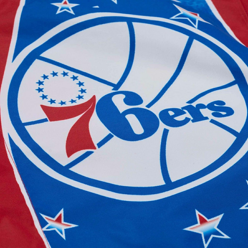 Philadelphia 76ers 1993-94 Authentic Warm Up NBA Jacket Red Taass sale